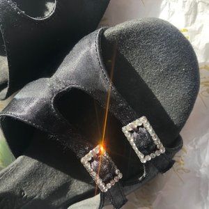 Vegan Salsa Ballroom Dance Shoe in Black 1.2" heel